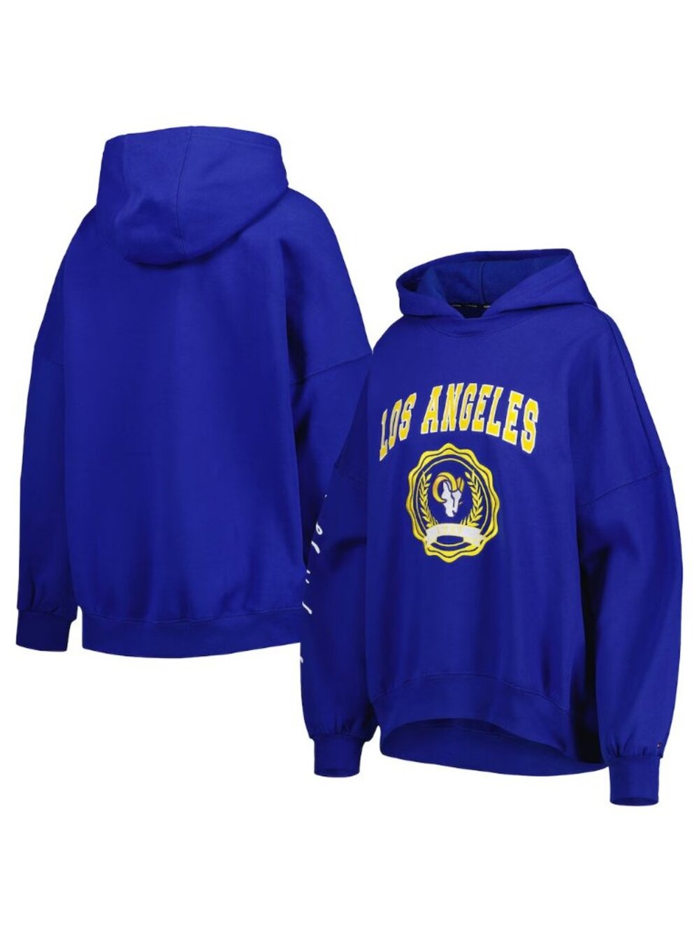 Tommy Hilfiger NFL Los Angeles Rams Hoodie Sweater Blue Women's Size 2XL XXL